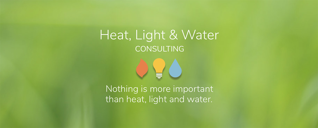 Heat, Light & Water Consulting Website Design by Granite Bay Design